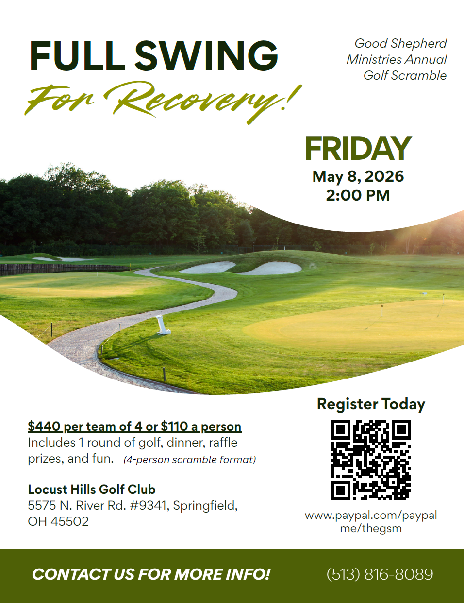 2026 Full Swing for Recovery Golf Outing