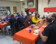 Thanksgiving celebration with board members